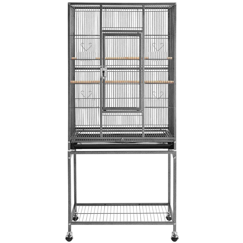 Metal Bird Cage with Rolling Stand T224787