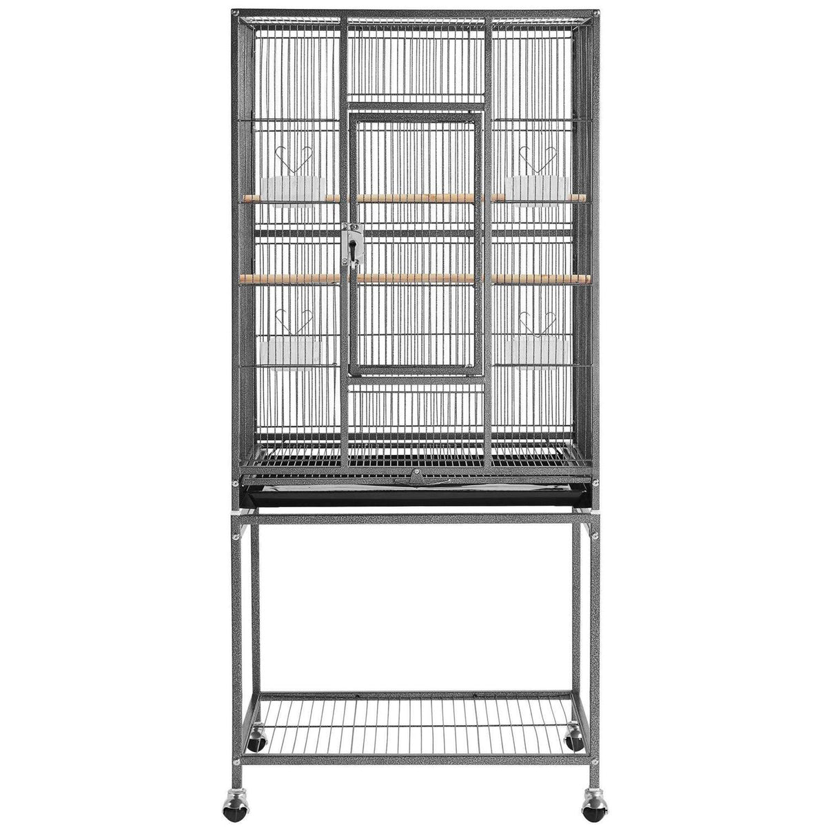 Metal Bird Cage with Rolling Stand T224787