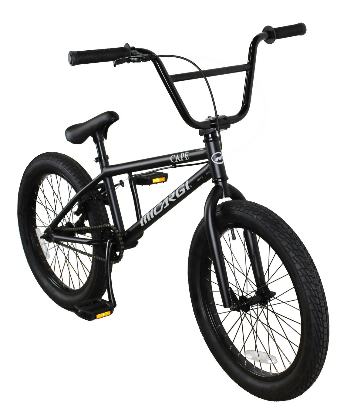 20 Steel Frame BMX Bike with Alloy Rims Matte Black M93726