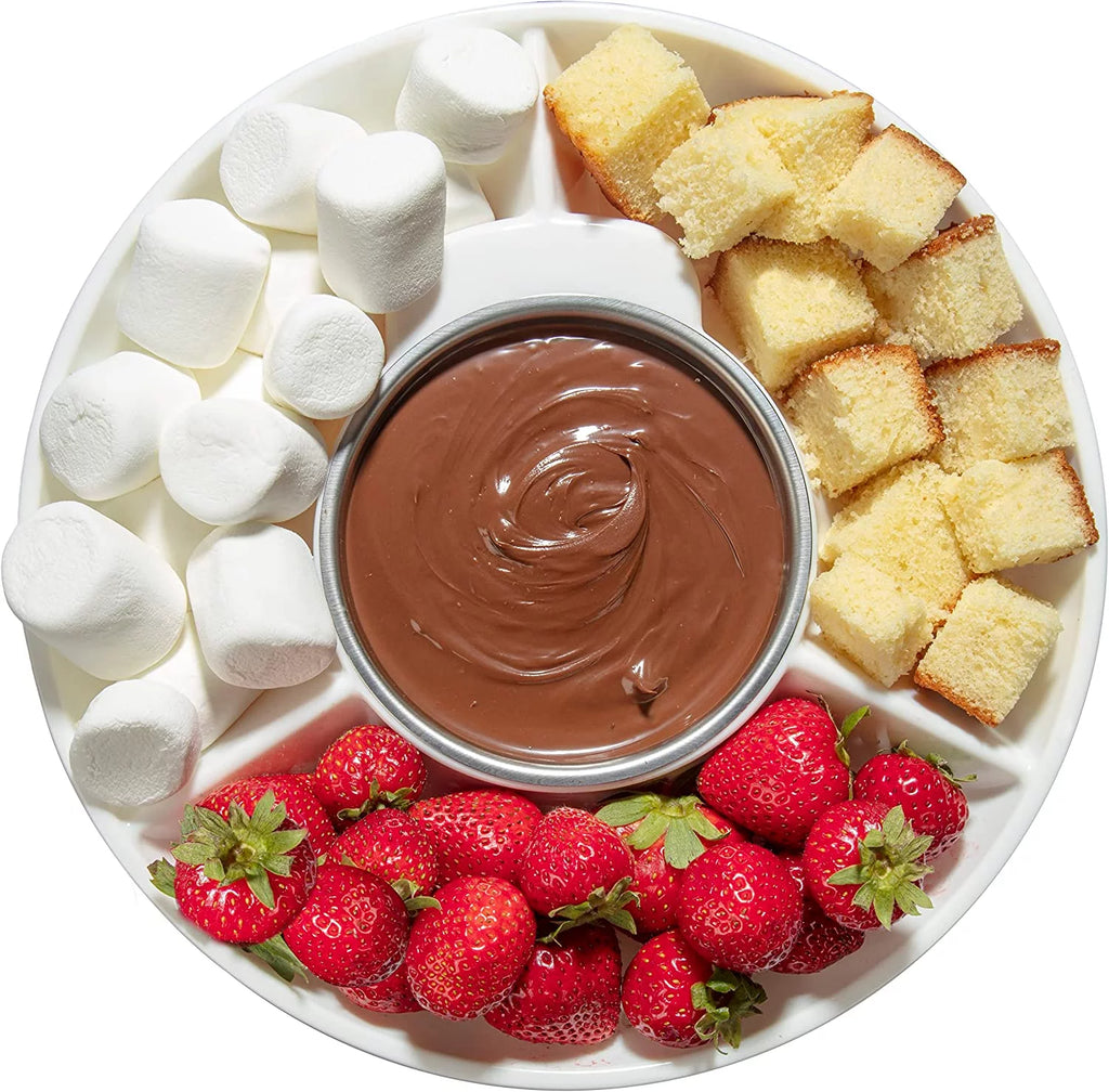 Electric Fondue Maker Set with 4 Forks J88574