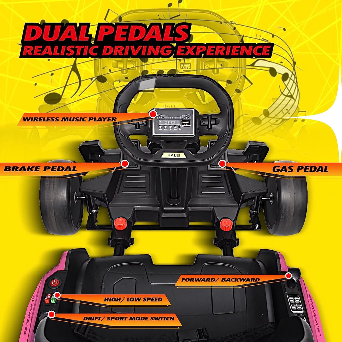 24 V 300W Electric Pedal Go Kart with Drift Mode K878749