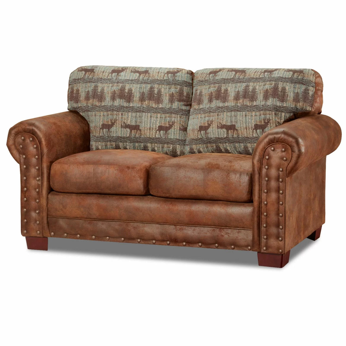 Teal Tapestry Loveseat D513509