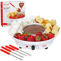 Electric Fondue Maker Set with 4 Forks J88574