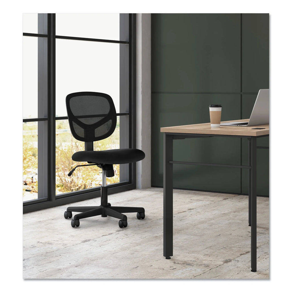 Black Mid-Back Task Chair C697