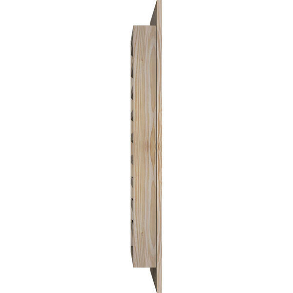 Unfinished Smooth Pine Gable Vent J4986