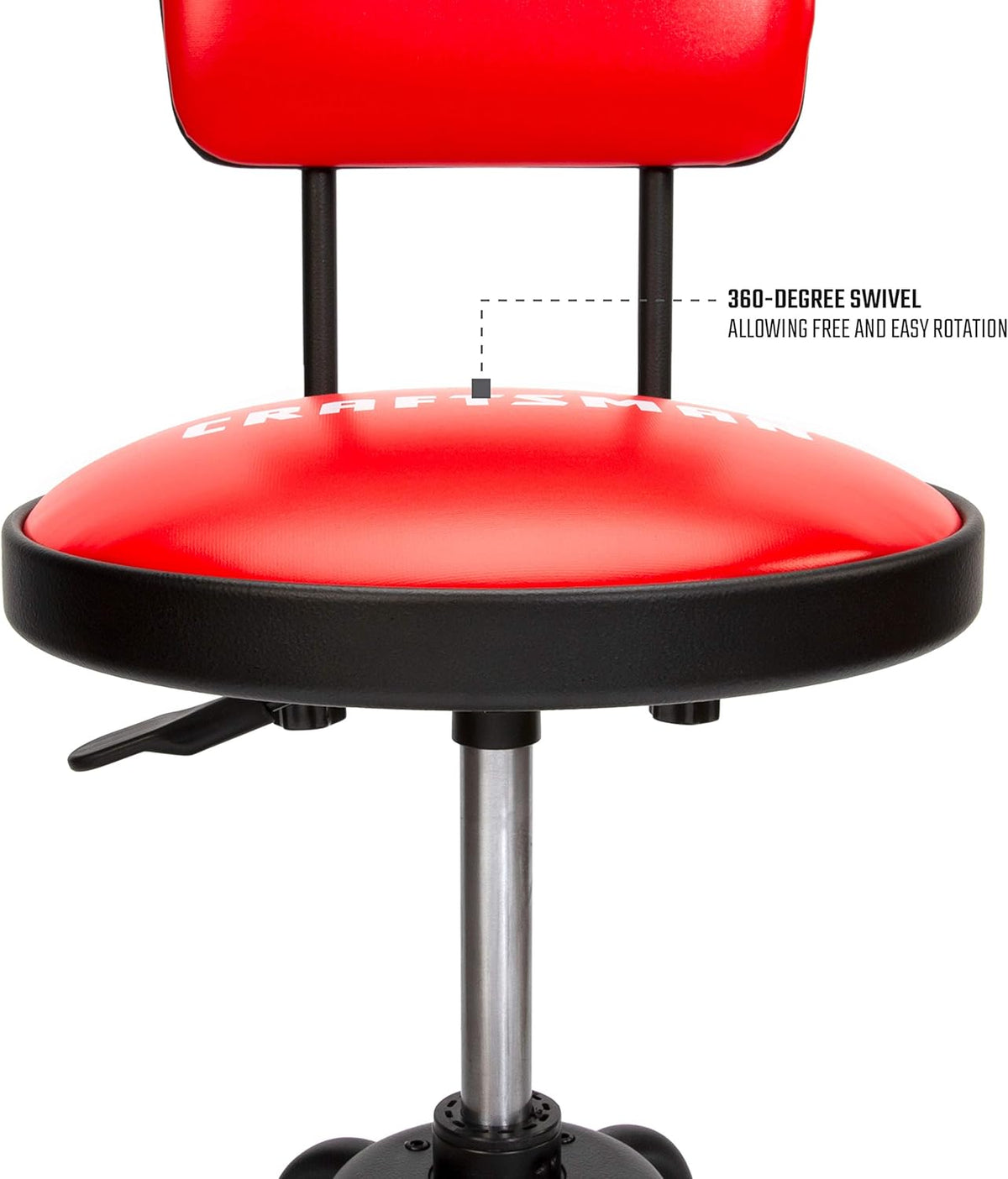 Adjustable Height Work Shop Stool, 29 to 34-inches Tall, 300-lb Capacity P499