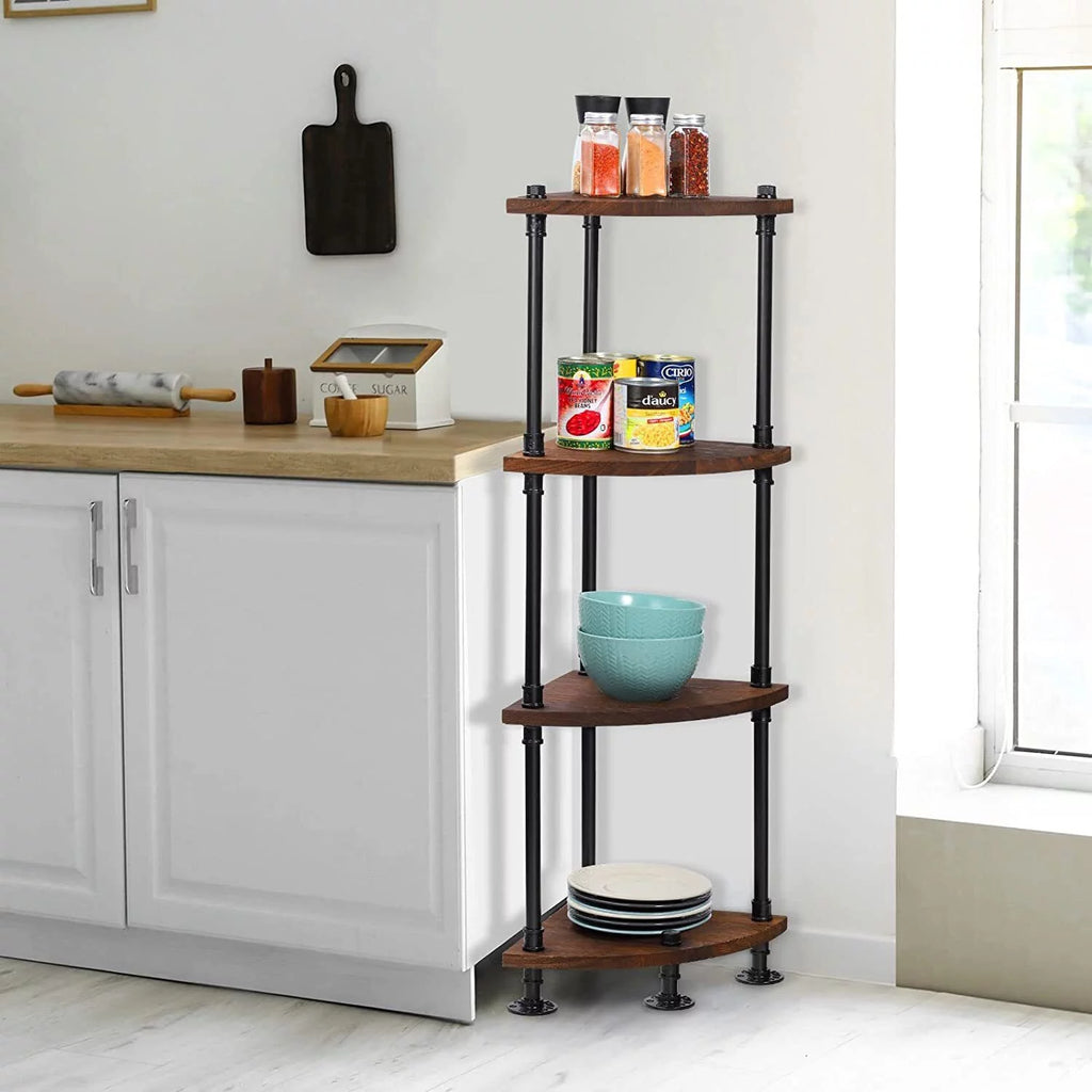 4-Tier Corner Shelf Rack V502996