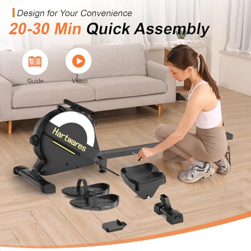 Magnetic Rowing Machine with 16 Levels Quiet Resistance N1976