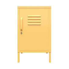 Blue Metal Locker End Table R363388