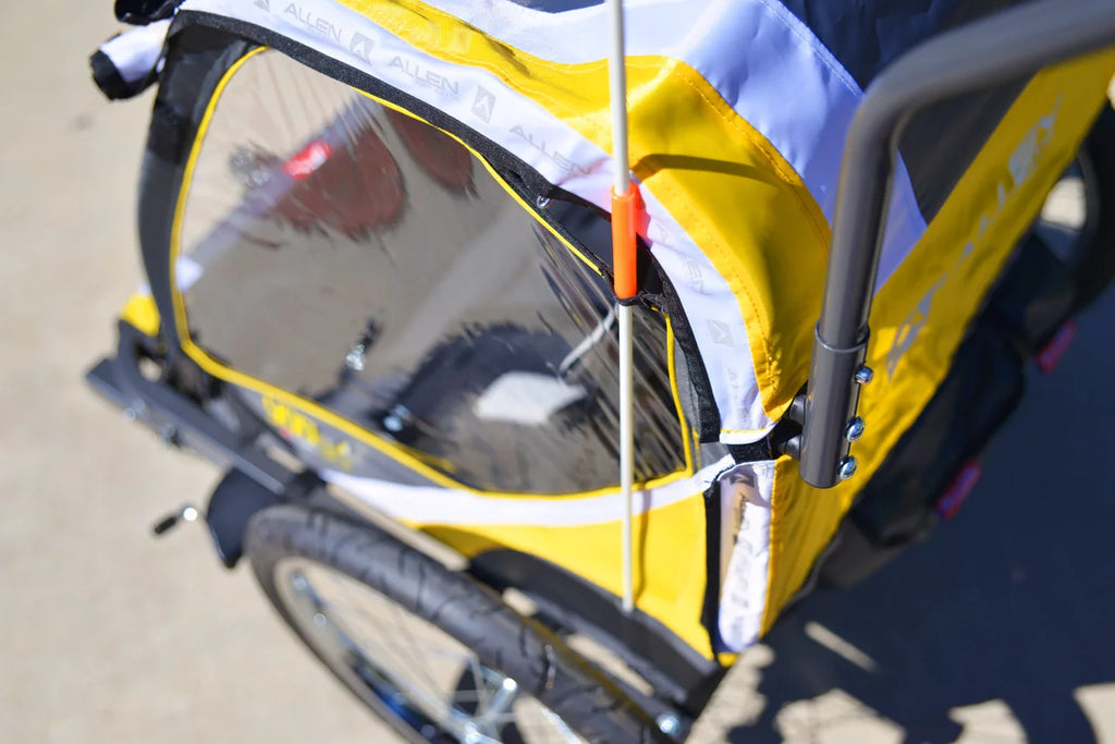 Steel 2-Child Bicycle Trailer and Stroller L3102