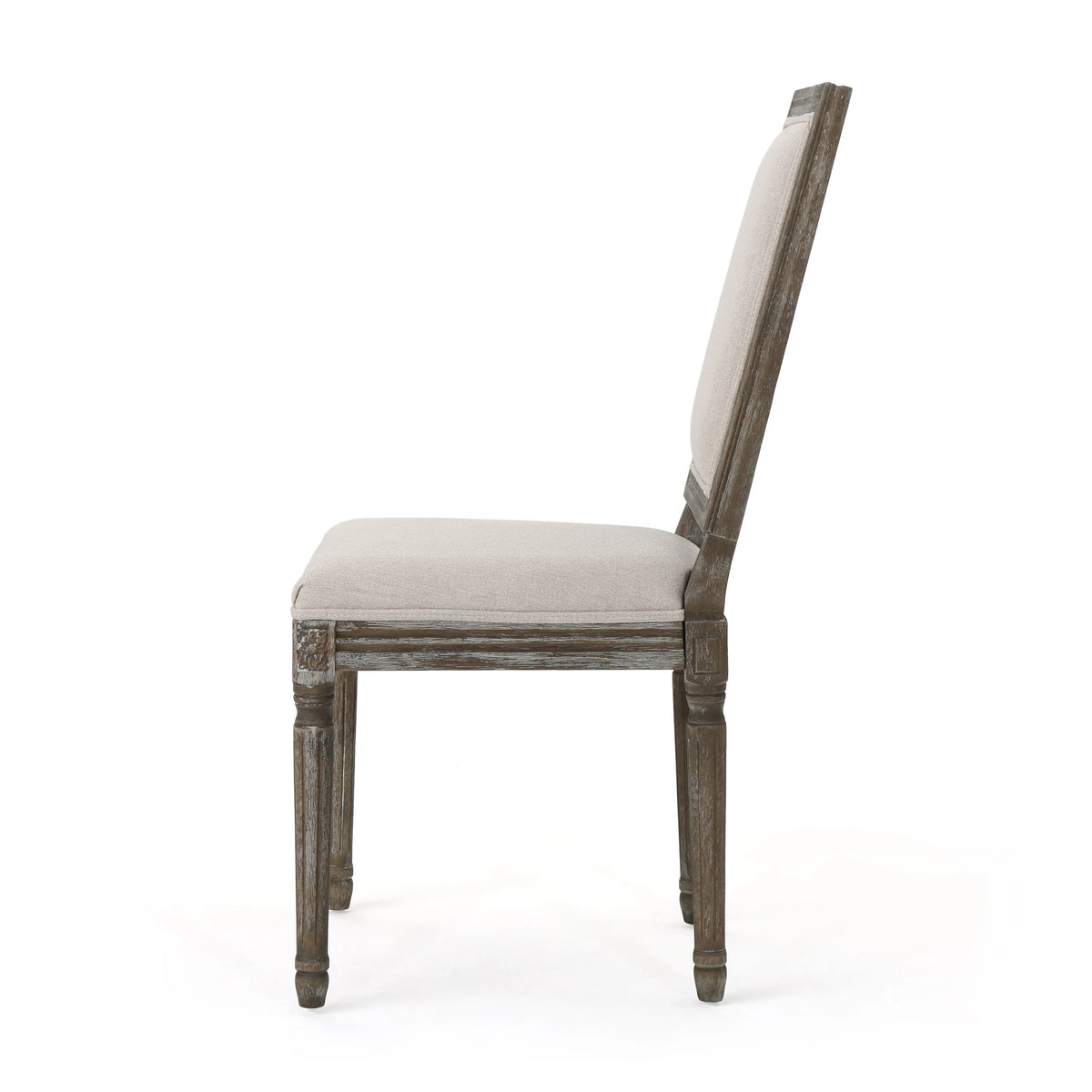 Fabric Upholstered Dining Chairs Set of 2 J588731