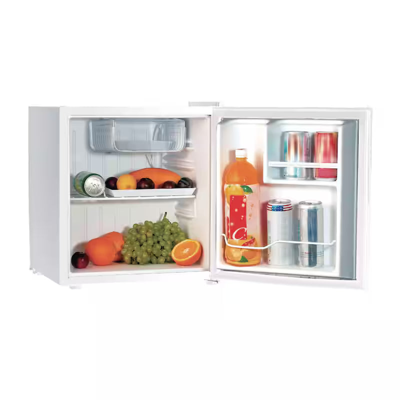White 1.6 cu. ft. Mini Fridge with Freezer O2938