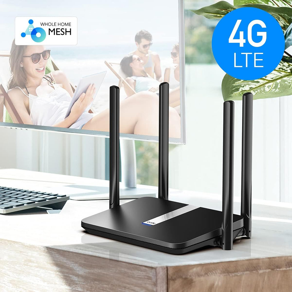 AC1200 Dual Band Unlocked 4G LTE Modem Router with SIM Card Slot A66370