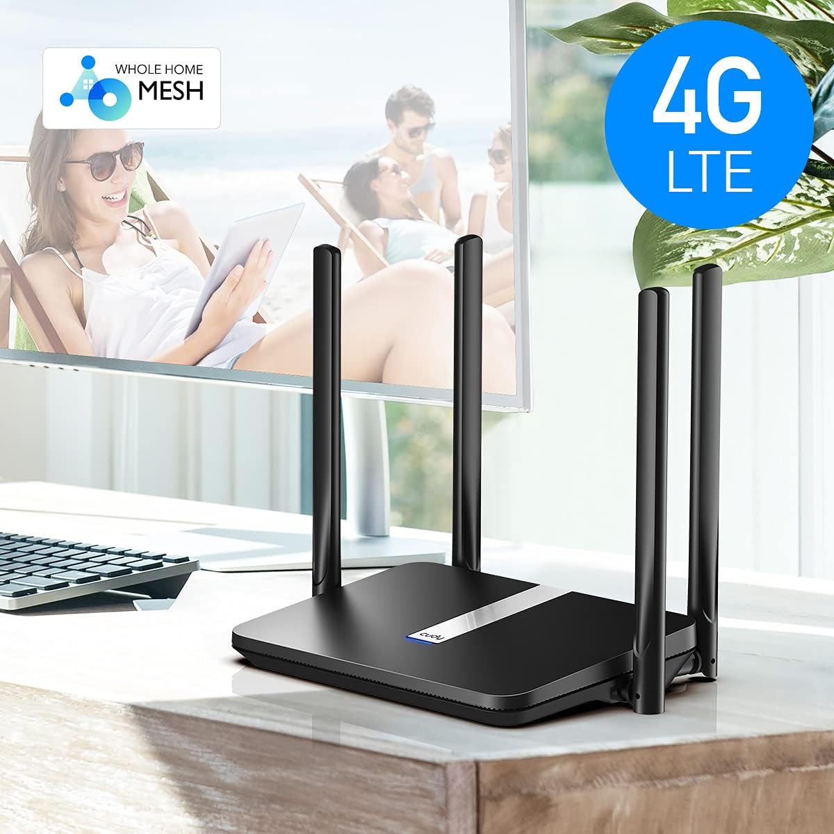 AC1200 Dual Band Unlocked 4G LTE Modem Router with SIM Card Slot A66370
