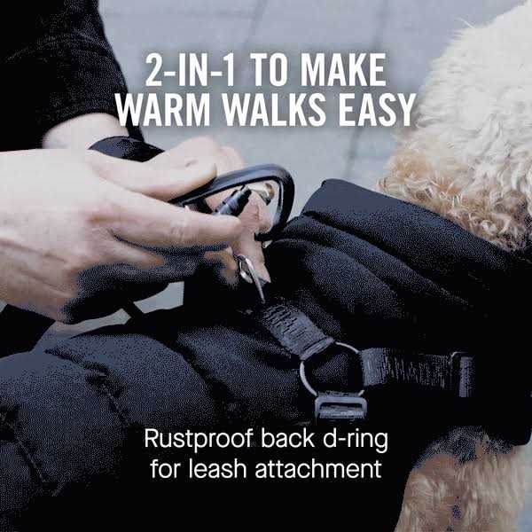 Black Puffer Harness S838337