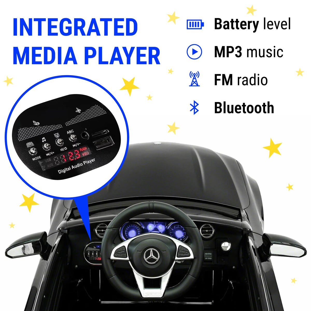 12V Kids Ride On Car with Remote Control E62665