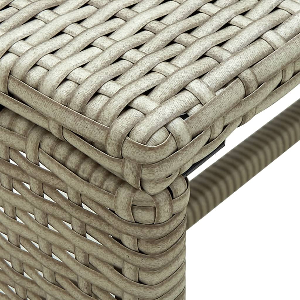 Beige Poly Rattan Coffee Table E86992