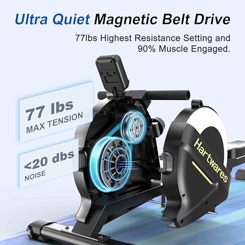 Magnetic Rowing Machine with 16 Levels Quiet Resistance N1976