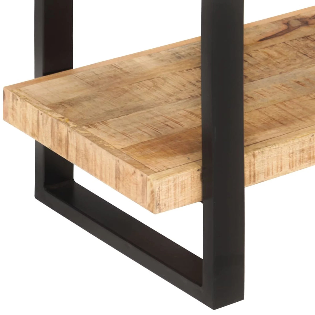 4-Tier Rough Mango Wood Bookcase U4798