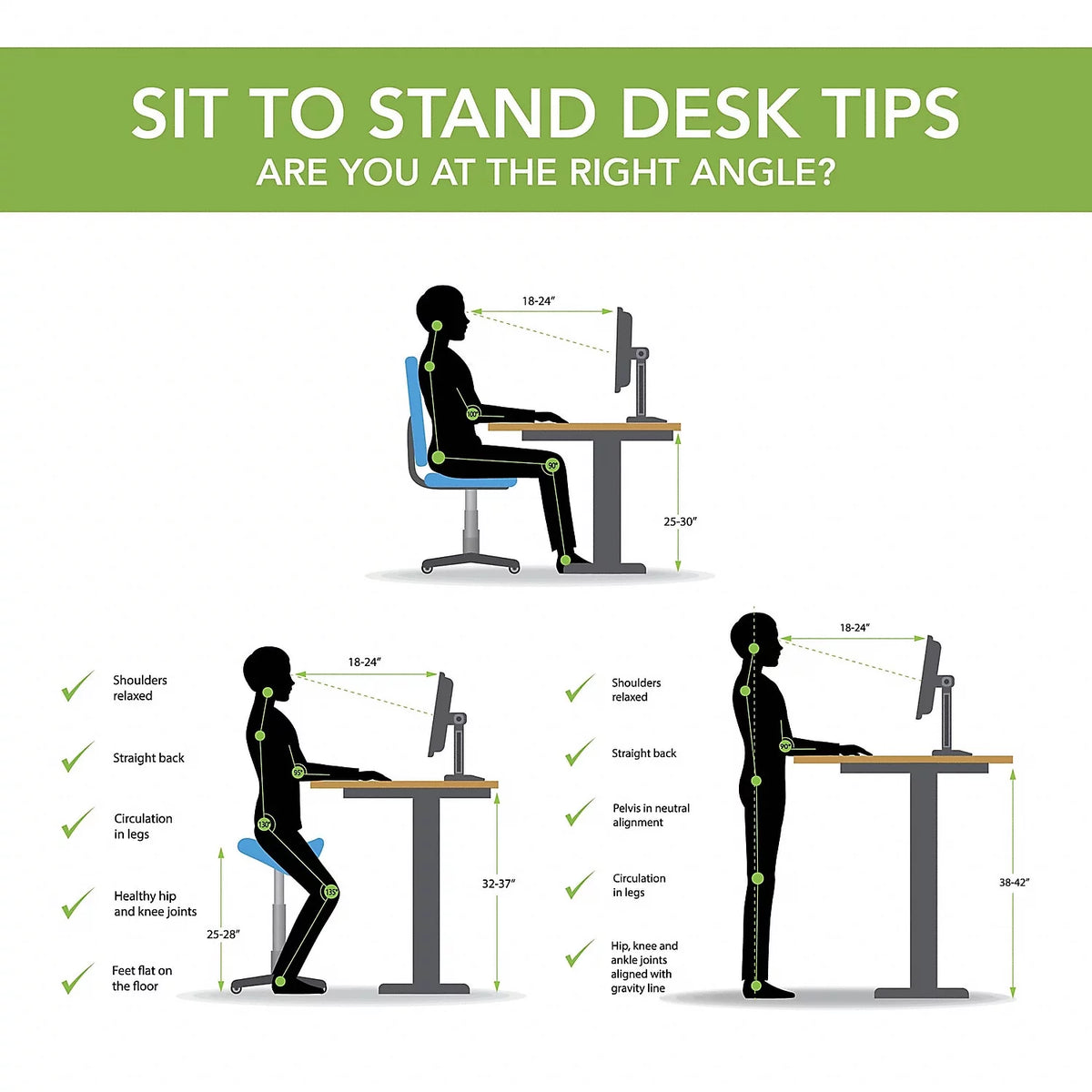 White Height Adjustable Desk C87831