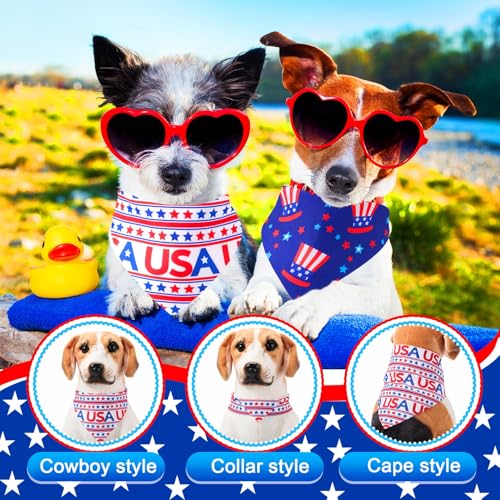 Adjustable Plaid Striped Dog Bandanas T3241