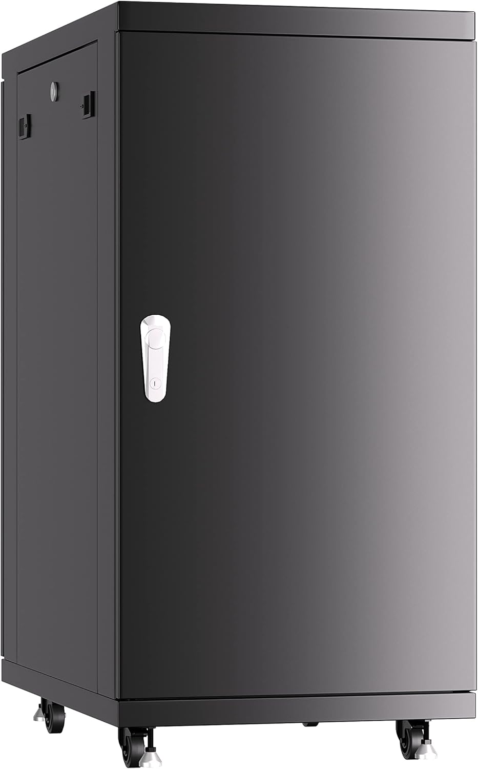 18U Locking Server Rack Cabinet with Casters O6670