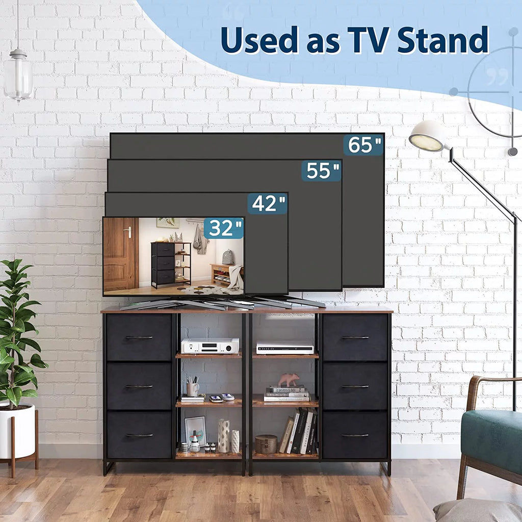 3 Drawer Dresser with Shelves A669