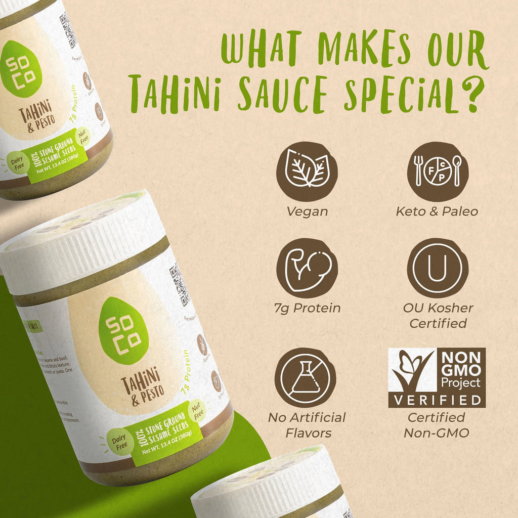 Tahini And Pesto, 13.4 Oz Pack of 6 C145