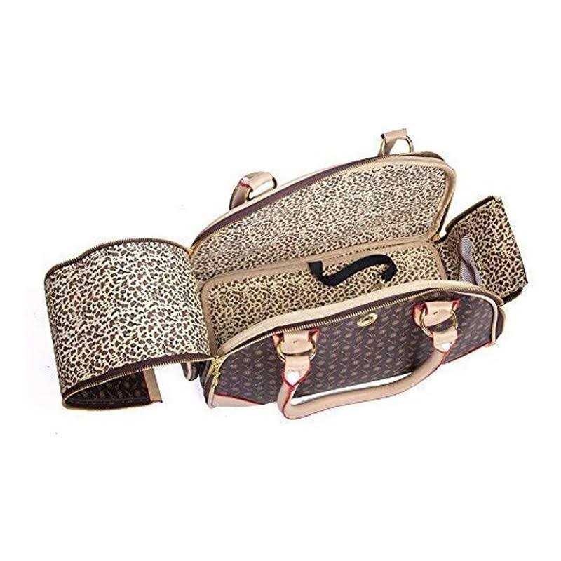 Fashion Pu Leather Dog Carrier Handbag Purse Cat Tote Bag N6750