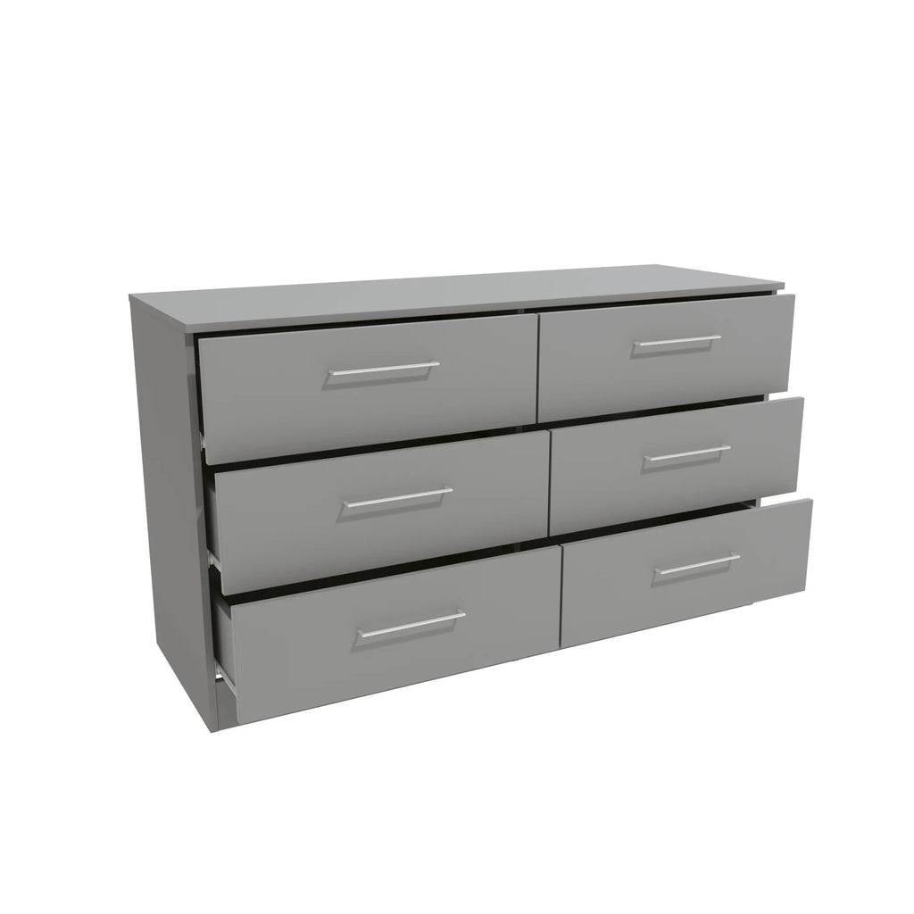 Black 6 Drawer Dresser K336336