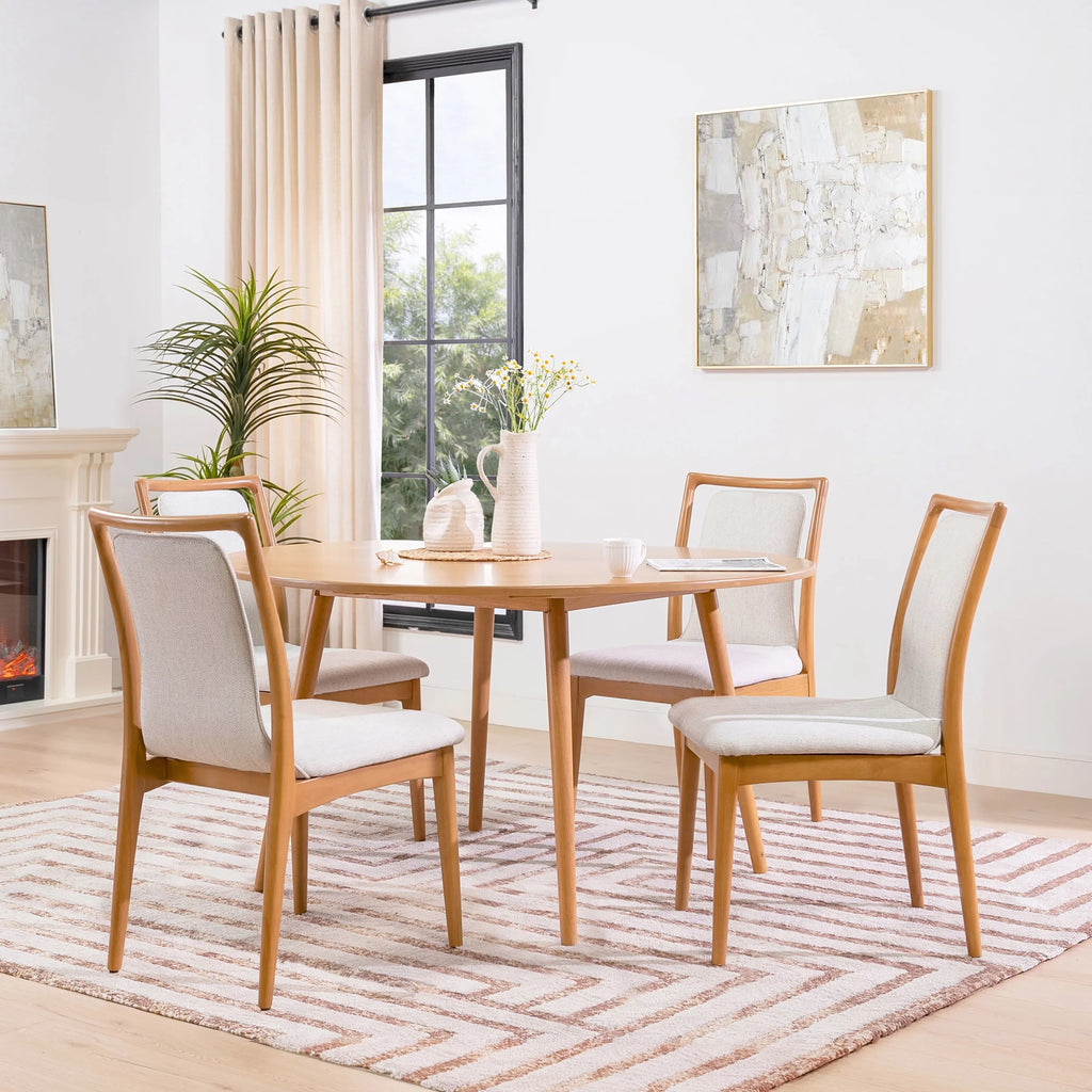 54" 6-Seater Round Dining Table V37264