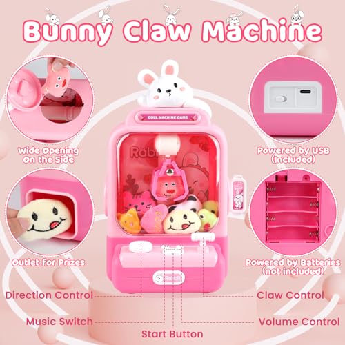 Claw Machine with LED Lights & Sound E3777