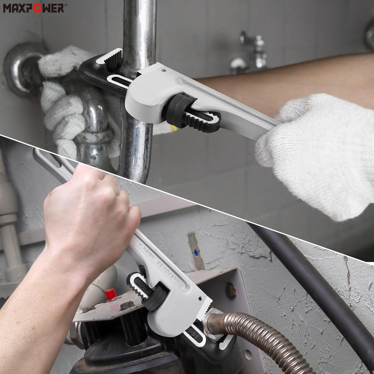 14-Inch Aluminum Straight Pipe Wrench C912109