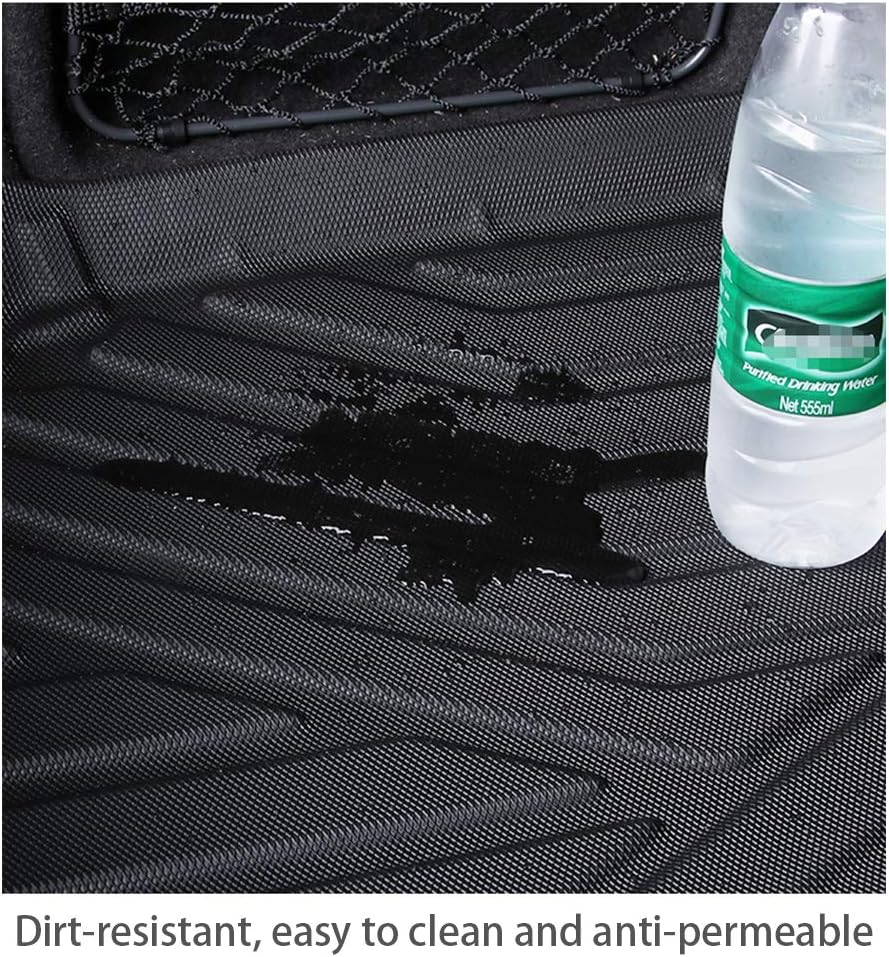 Black Rubber Cargo Liner and Trunk Mat Pack of 2 T192