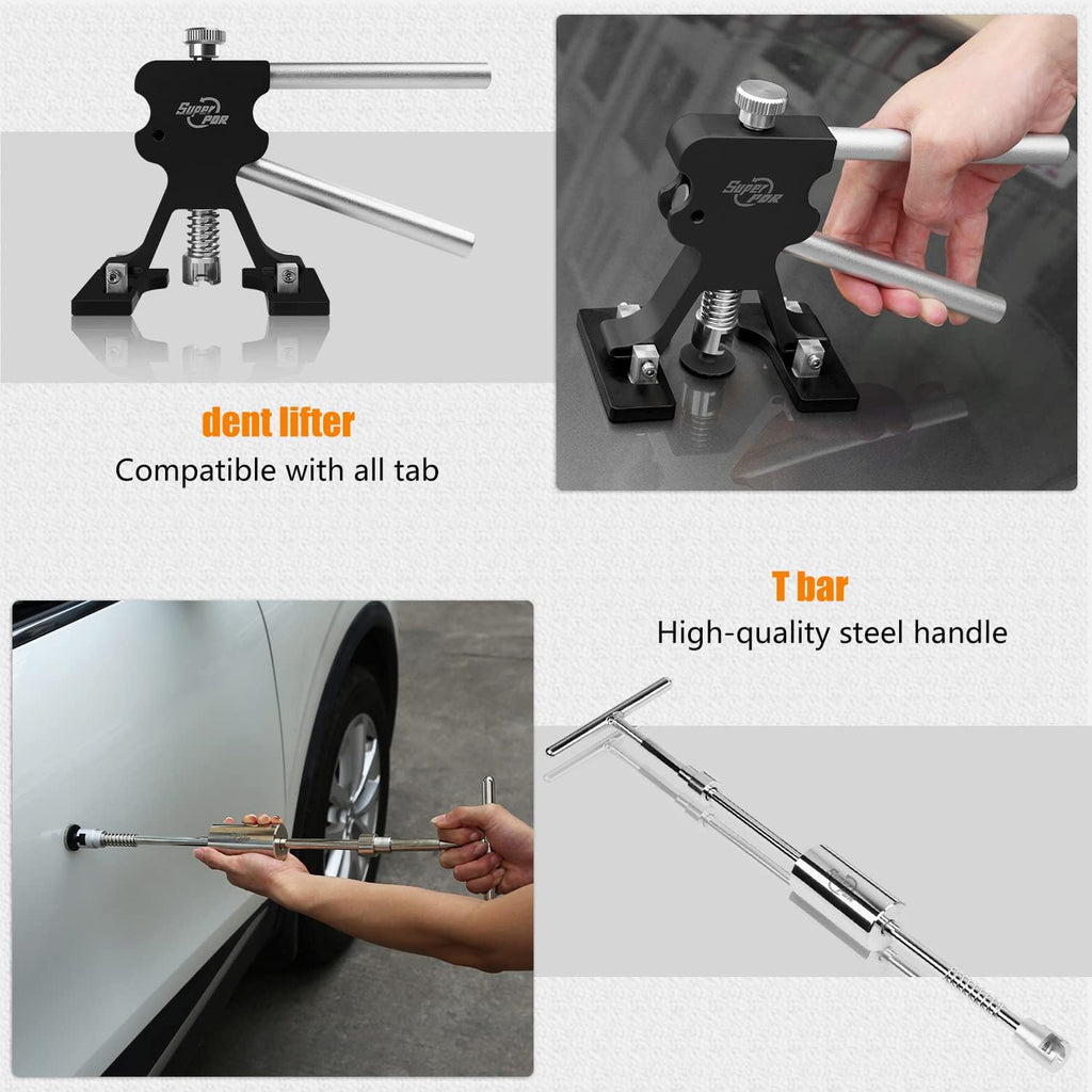 Auto Dent Puller Kit with Slide Hammer, Pack of 2 Y62549