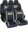 Grey Breathable Flat Cloth Car Seat Covers P160457