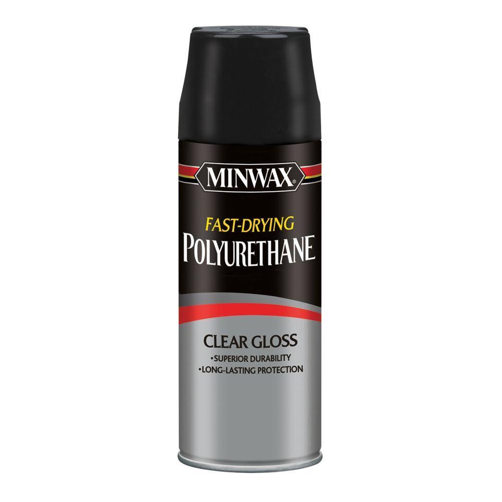 11.5 oz. Gloss Fast-Drying Polyurethane Aerosol Spray 6-Pack B658