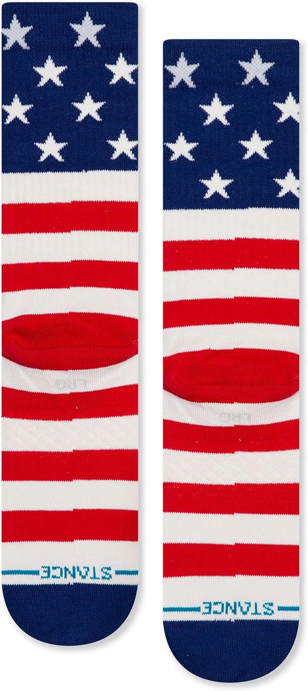 Red Crew Socks E681