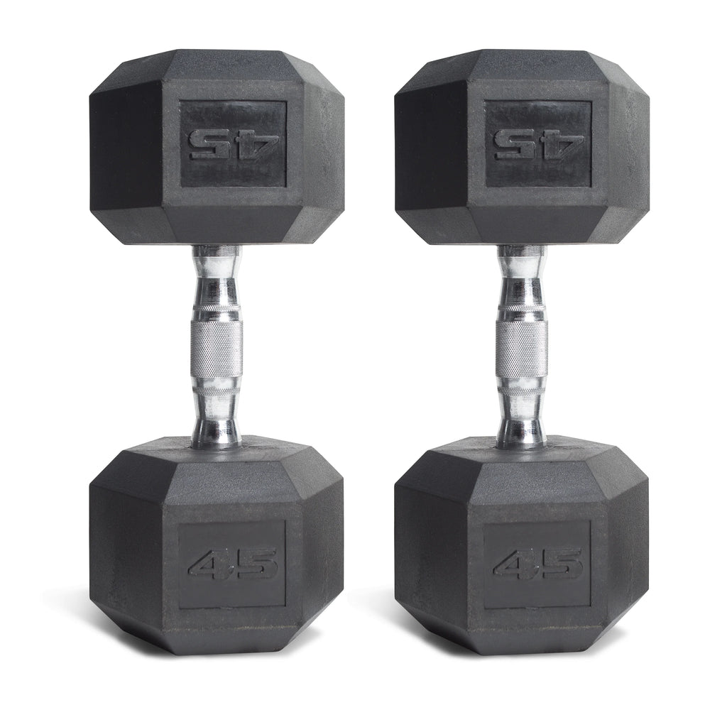 45lb Coated Dumbbell Pair Y505