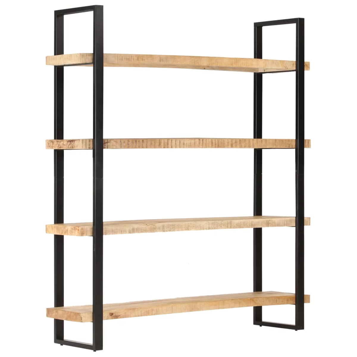 4-Tier Rough Mango Wood Bookcase U4798