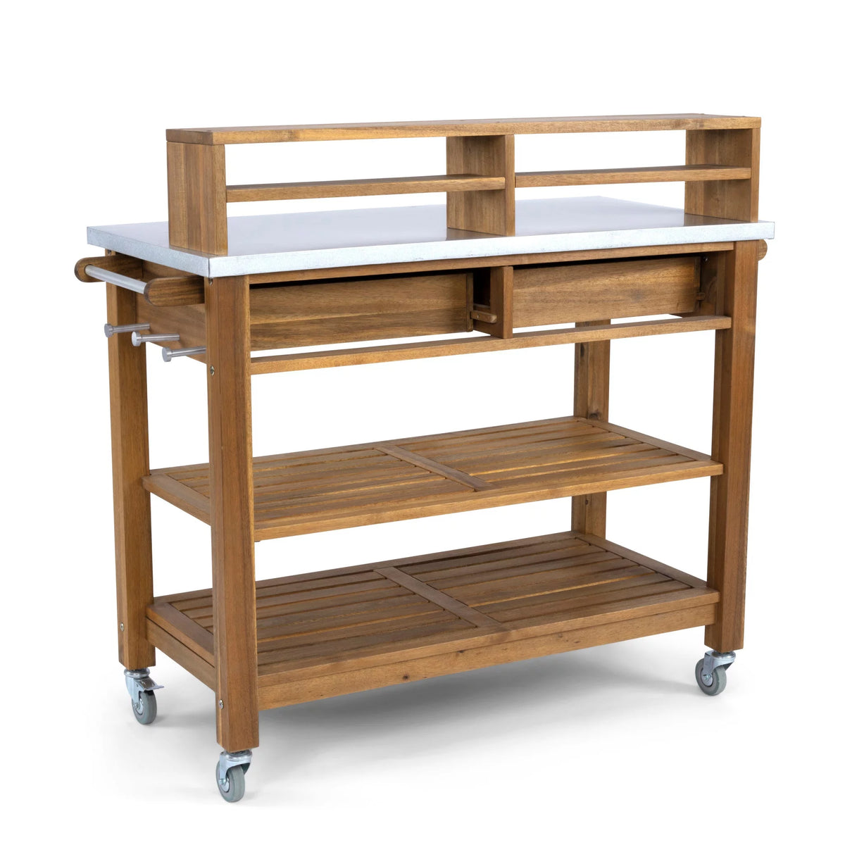 Brown Wood Potting Bench T273