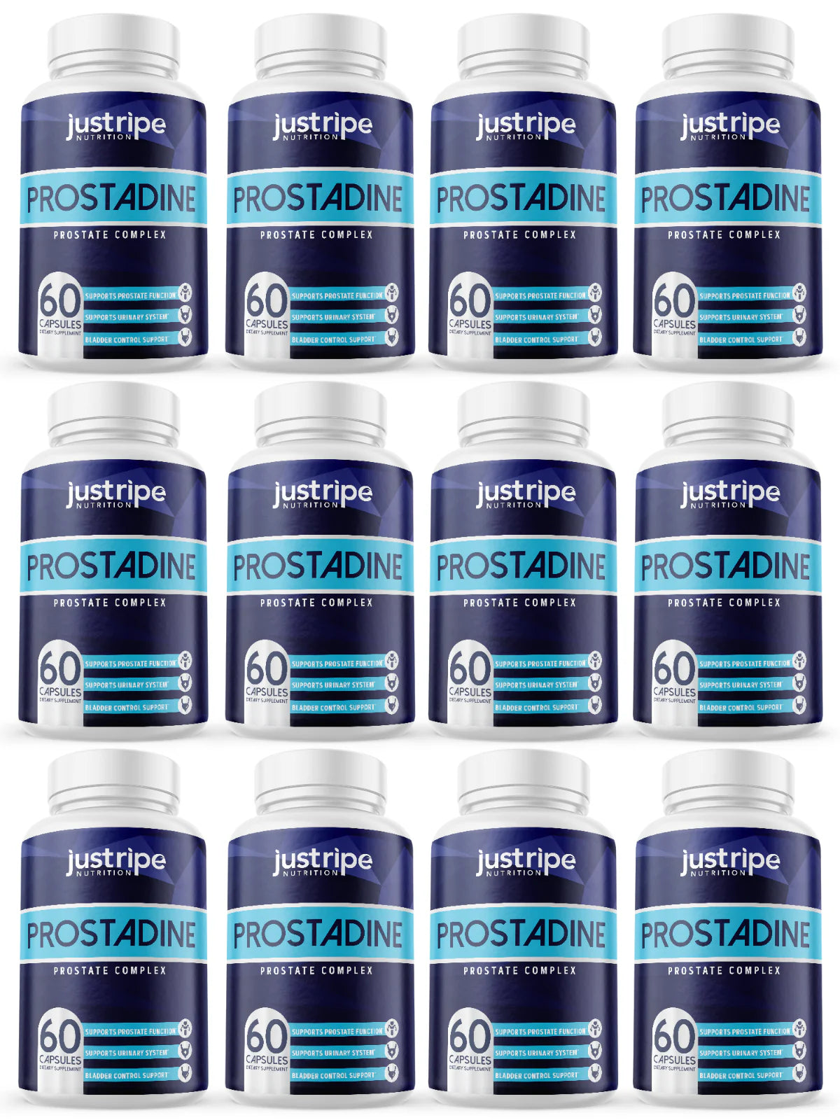 12 Pack Prostate Capsules Natural Supplement D3115