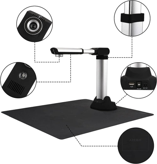 10MP Portable A3 A4 Document Camera J974