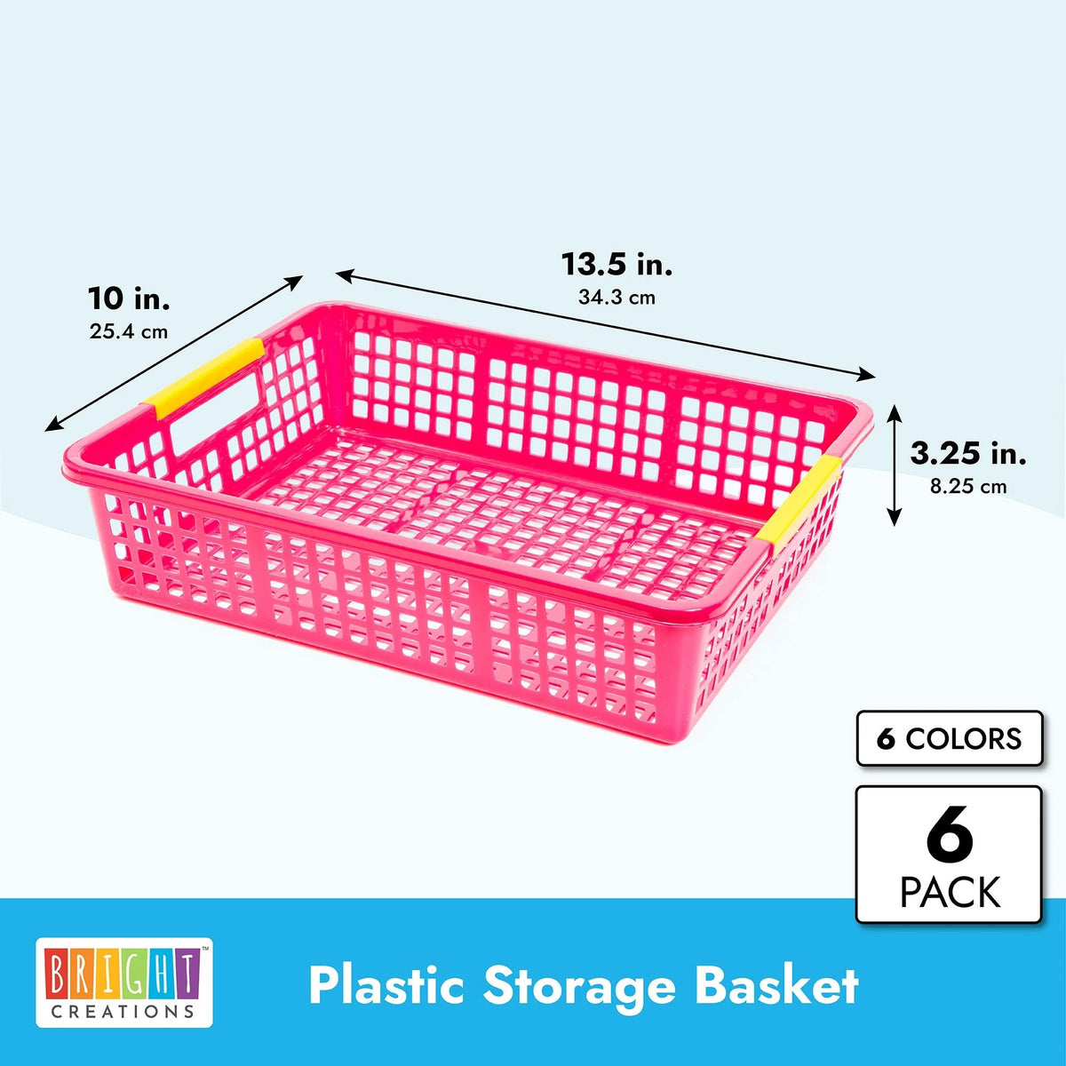 6 Pack Plastic Paper Trays 10 x 13.5 In L5341