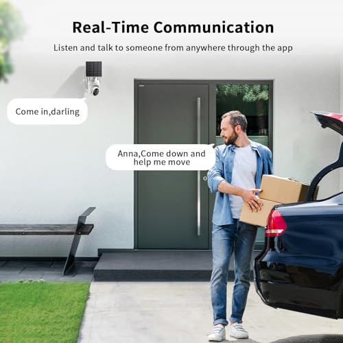 2 Pack Wireless Solar Security Cameras V47610