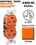 Orange 20A 250V Duplex Receptacle U389721