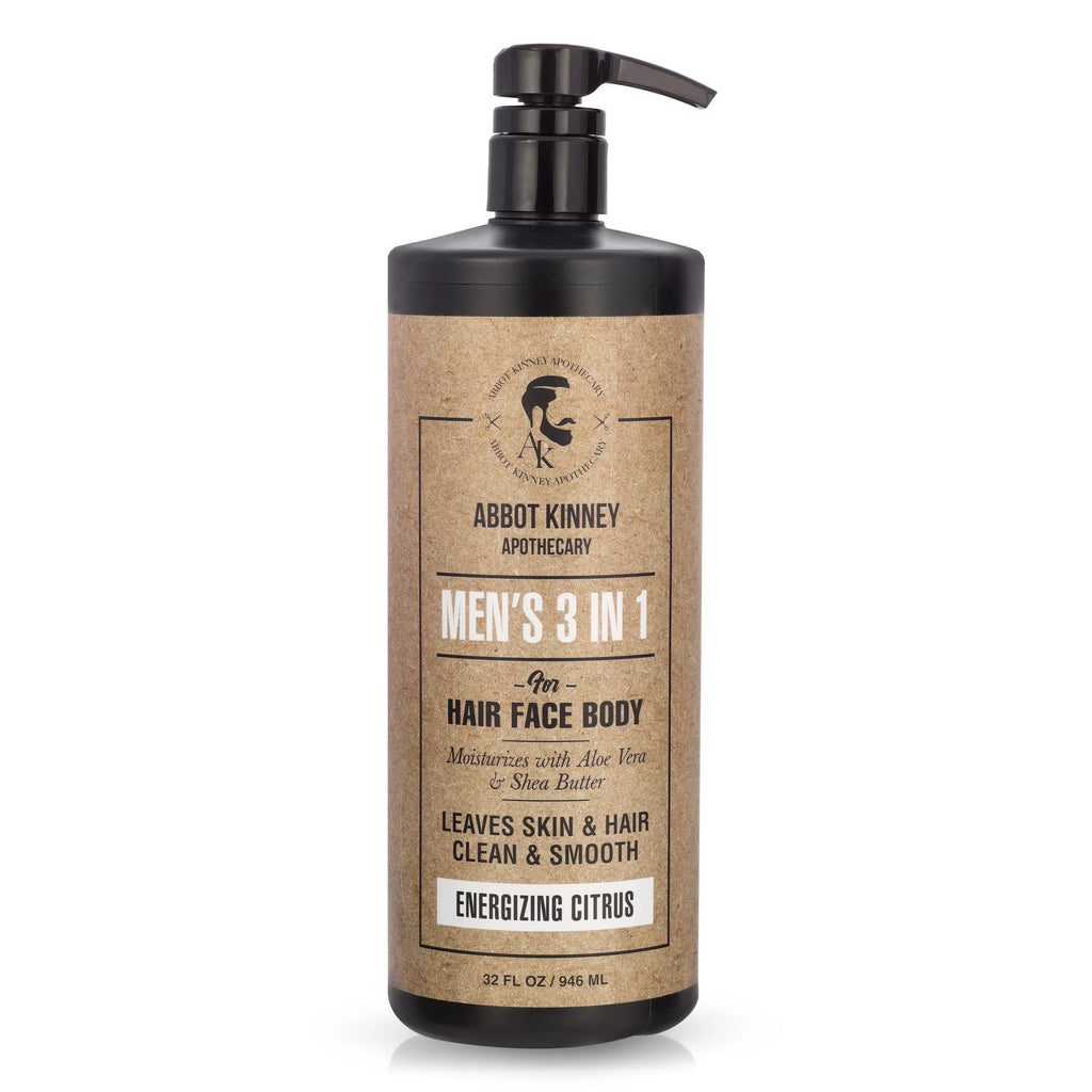 Moisturizing Shampoo, Conditioner, Body Wash and Beard Oil Set V358919