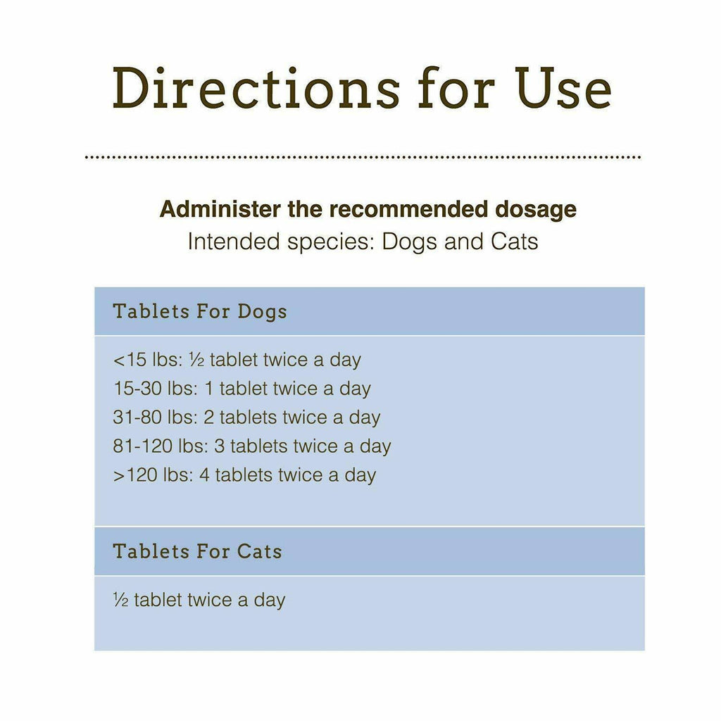 270 Count Dog & Cat Supplement Tablets F556192