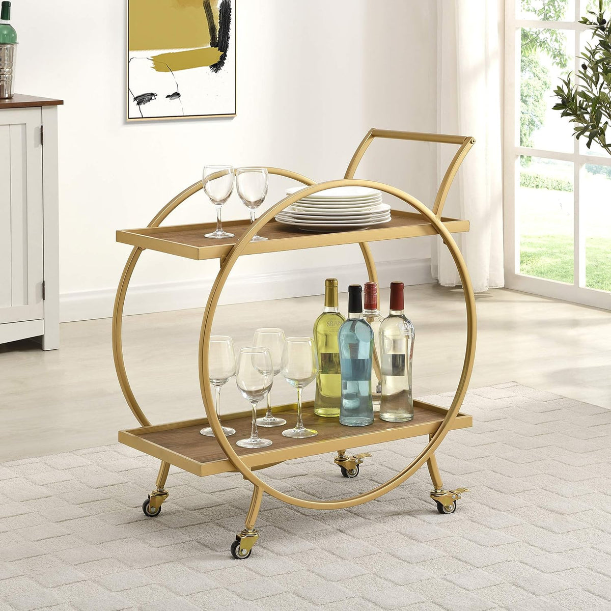 Gold Bar Cart X4698