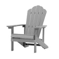 Light Gray Plastic Adirondack Chair U9344